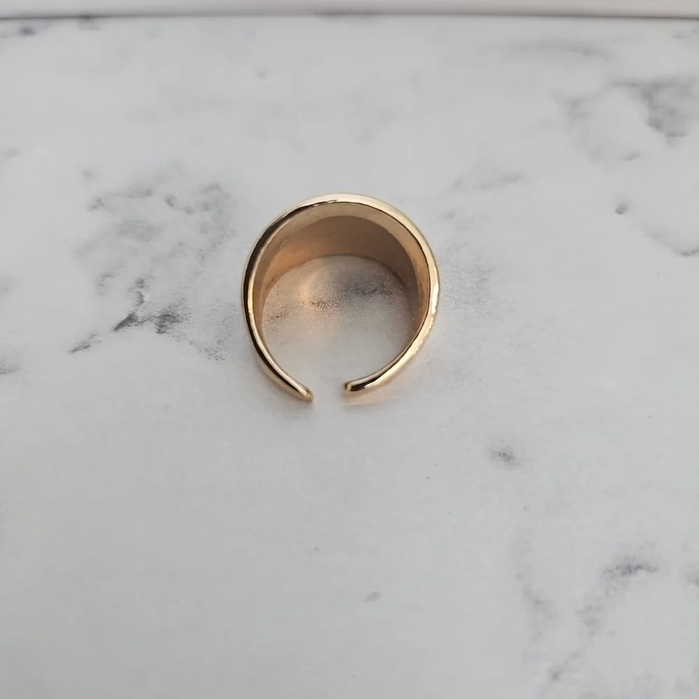 3 Pcs Adjustable Fashion Rings Gold Silver Blue Country Southern Girl